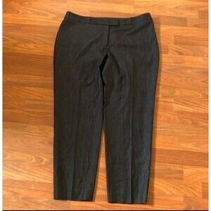 Anne Klein Indigo Twill Blue Ankle Pants Trousers Size 16 New NWT